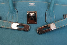 Load image into Gallery viewer, HERMES BIRKIN 35 Bi-color Togo leather Blue jean/Navy □J Engraving Hand bag 700120096
