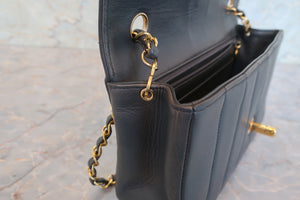CHANEL/シャネル マドモアゼルチェーンショルダーバッグ ラムスキン グレー/ゴールド金具 ショルダーバッグ 700080185