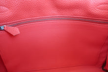 Load image into Gallery viewer, HERMES KELLY 32 Clemence leather Rouge pivoine □R Engraving Shoulder bag 600070144
