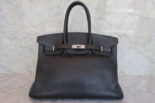 画像をギャラリービューアに読み込む, HERMES／エルメス バーキン35 トゴ ブラック □G刻印 ハンドバッグ 800050087
