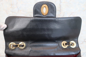 CHANEL/香奈儿 中号CF 单盖包 链条包 羊皮 Black/Gold hadware(黑色/金色金属)  肩背包 600080231