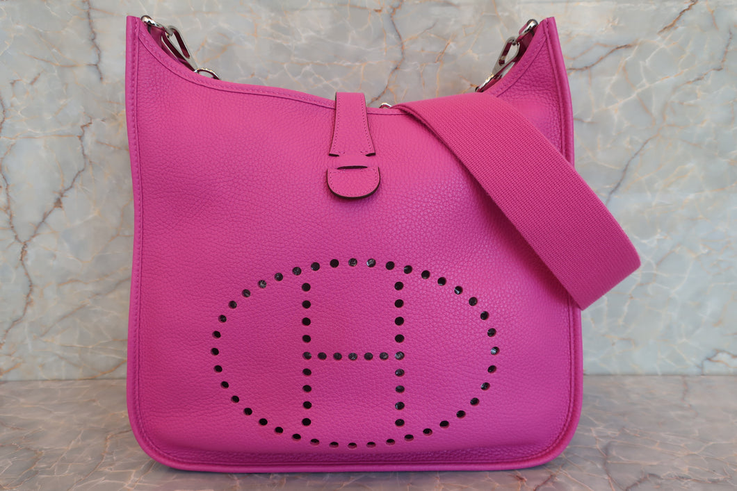 HERMES／エルメス エブリン3GM トリヨンクレマンス ローズパープル C刻印 ショルダーバッグ 700070203