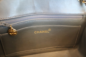 CHANEL/シャネル マドモアゼルチェーンショルダーバッグ ラムスキン グレー/ゴールド金具 ショルダーバッグ 700080185