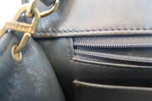CHANEL/シャネル マドモアゼルチェーンショルダーバッグ ラムスキン グレー/ゴールド金具 ショルダーバッグ 700080185