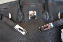 画像をギャラリービューアに読み込む, HERMES／エルメス バーキン35 トゴ ブラック □G刻印 ハンドバッグ 800050087
