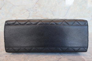 CHANEL/シャネル マトラッセハンドバッグ キャビアスキン ブラック/ゴールド金具 ハンドバッグ 700080195