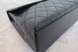 CHANEL/シャネル マトラッセハンドバッグ キャビアスキン ブラック/ゴールド金具 ハンドバッグ 700080195