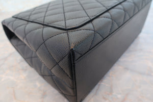 CHANEL/シャネル マトラッセハンドバッグ キャビアスキン ブラック/ゴールド金具 ハンドバッグ 700080195
