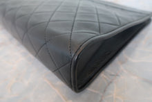 画像をギャラリービューアに読み込む, CHANEL/シャネル マトラッセクラッチバッグ ラムスキン ブラック/ゴールド金具 クラッチバッグ 800010109
