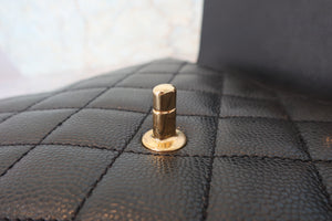 CHANEL/シャネル マトラッセハンドバッグ キャビアスキン ブラック/ゴールド金具 ハンドバッグ 700080195