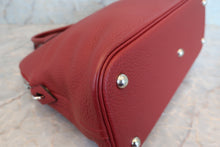 Load image into Gallery viewer, HERMES／BOLIDE 31 Clemence leather Rouge garance □I Engraving Shoulder bag 700010130
