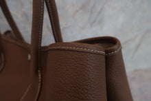 将图片加载到图库查看器，HERMES GARDEN PARTY PM Negonda leather Etoupe gray □M刻印 Tote bag 600090274
