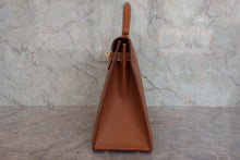 将图片加载到图库查看器，HERMES KELLY 32 Graine Couchevel leather Gold □C刻印 Shoulder bag 800050070
