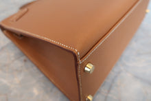 将图片加载到图库查看器，HERMES KELLY 32 Graine Couchevel leather Gold □C刻印 Shoulder bag 800050070
