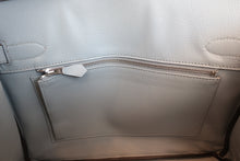 Load image into Gallery viewer, HERMES BIRKIN 30 Epsom leather Blue pale X Engraving Hand bag 600070132
