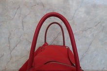 Load image into Gallery viewer, HERMES LINDY 34 Clemence leather Rouge casaque □Q Engraving Shoulder bag 700120131
