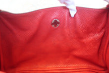 Load image into Gallery viewer, HERMES LINDY 34 Clemence leather Rouge casaque □Q Engraving Shoulder bag 700120131
