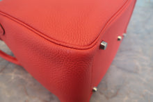 将图片加载到图库查看器，HERMES LINDY 30 Clemence leather Rose jaipur □R刻印 Shoulder bag 800010148
