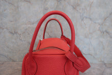 将图片加载到图库查看器，HERMES LINDY 30 Clemence leather Rose jaipur □R刻印 Shoulder bag 800010148
