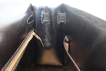 Load image into Gallery viewer, HERMES KELLY 28 Box carf leather Black 〇U Engraving Shoulder bag 700070192
