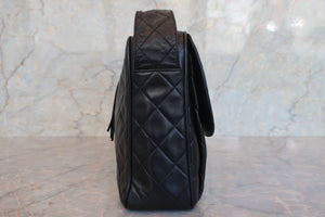 CHANEL/シャネル マトラッセフリンジショルダーバッグ ラムスキン ブラック/ゴールド金具 ショルダーバッグ 700080194
