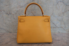 將圖片載入圖庫檢視器 HERMES／エルメス ケリー28 クシュベル ジョーヌ □A刻印 ショルダーバッグ 800010149
