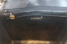 将图片加载到图库查看器，CHANEL/香奈儿 CF 链条包 荔枝皮 Black/Gold hadware(黑色/金色金属) 肩背包 800040086
