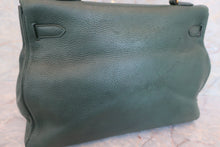 将图片加载到图库查看器，HERMES KELLY 35 Clemence leather Green 〇Y刻印 Shoulder bag 500080053
