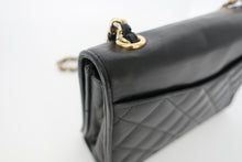 画像をギャラリービューアに読み込む, CHANEL/シャネル マトラッセチェーンショルダーバッグ ラムスキン ブラック/ゴールド金具 ショルダーバッグ 800100145
