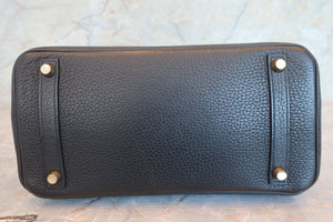 HERMES／エルメス バーキン30 トリヨンクレマンス ブラック □H刻印 ハンドバッグ 700070197