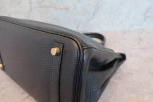 HERMES／エルメス バーキン30 トリヨンクレマンス ブラック □H刻印 ハンドバッグ 700070197