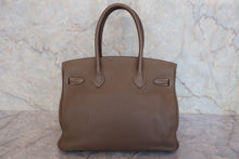 画像をギャラリービューアに読み込む, HERMES／エルメス バーキン30 トゴ エトゥープ R刻印 ハンドバッグ 800030009
