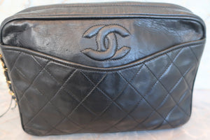 CHANEL/シャネル マトラッセフリンジチェーンショルダーバッグ ラムスキン ブラック/ゴールド金具 ショルダーバッグ 700080205
