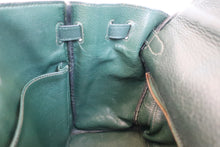 将图片加载到图库查看器，HERMES KELLY 35 Clemence leather Green 〇Y刻印 Shoulder bag 500080053
