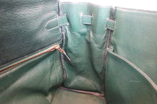 Load image into Gallery viewer, HERMES KELLY 35 Clemence leather Green 〇Y Engraving Shoulder bag 500080053
