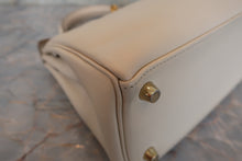 Load image into Gallery viewer, HERMES KELLY 25 Swift leather Craie X Engraving Shoulder bag 700090203
