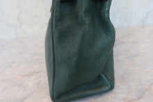 将图片加载到图库查看器，HERMES KELLY 35 Clemence leather Green 〇Y刻印 Shoulder bag 500080053
