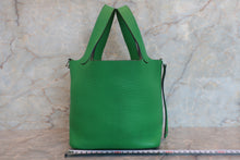 將圖片載入圖庫檢視器 HERMES／エルメス ピコタンロックＰＭ トリヨンクレマンス バンブー □R刻印 ハンドバッグ 700070204
