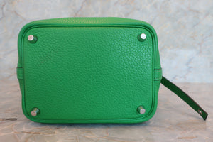 HERMES／エルメス ピコタンロックＰＭ トリヨンクレマンス バンブー □R刻印 ハンドバッグ 700070204