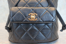 將圖片載入圖庫檢視器 CHANEL/シャネル マトラッセチェーンリュック ラムスキン ブラック/ゴールド金具 リュック 800040037
