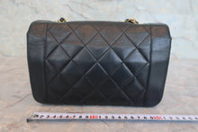 画像をギャラリービューアに読み込む, CHANEL/シャネル ダイアナマトラッセチェーンショルダーバッグ ラムスキン ブラック/ゴールド金具 ショルダーバッグ 800030050
