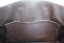 将图片加载到图库查看器，HERMES BIRKIN 35 Fjord leather Chocolat □K刻印 Hand bag 600070025
