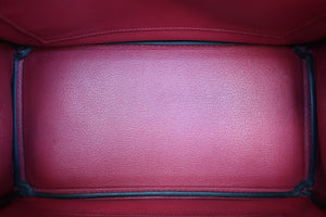 HERMES／エルメス バーキン30 ヴォーエプソン ルージュグレナ A刻印 ハンドバッグ 700100036