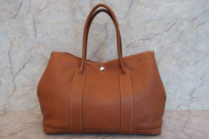 HERMES／エルメス ガーデンパーティPM ネゴンダ ゴールド □K刻印 トートバッグ 700060240