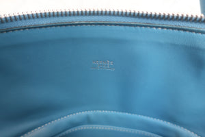 HERMES／エルメス ボリード31 トリヨンクレマンス ブルージーン □J刻印 ショルダーバッグ 600110057