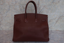 将图片加载到图库查看器，HERMES BIRKIN 35 Togo leather Noisette □C刻印 Hand bag 600090221
