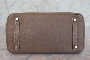HERMES／エルメス バーキン30 トゴ エトゥープ R刻印 ハンドバッグ 700100005
