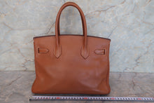 画像をギャラリービューアに読み込む, HERMES／エルメス バーキン30 ヴォースイフト ゴールド □L刻印 ハンドバッグ 700070268
