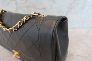 CHANEL/シャネル マトラッセチェーンショルダーバッグ ラムスキン ブラック/ゴールド金具 ショルダーバッグ 700060181