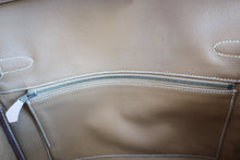 将图片加载到图库查看器，HERMES HAUT A COURROIRE 32 Graine Couchevel leather Natural 〇Z刻印 Hand bag 600070138
